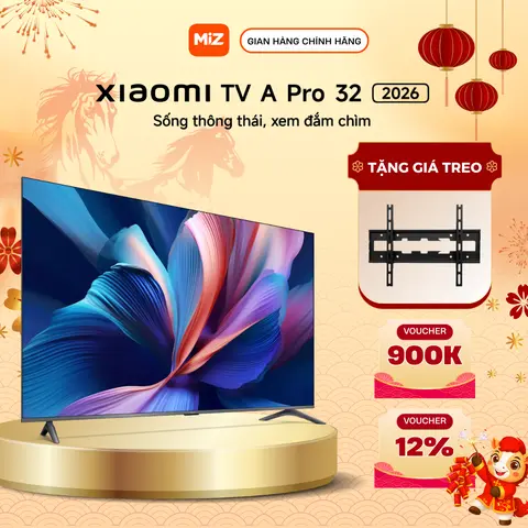 Tivi Xiaomi A Pro 32 Inch 2026 Google TV, Màn Hình Qled - Hàng Chính Hãng - Bảo Hành 2 Năm