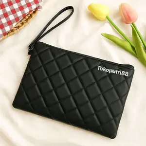 DIRA Clutch bordir tas tangan tas make up 23x17 souvenir umroh souvenir wedding