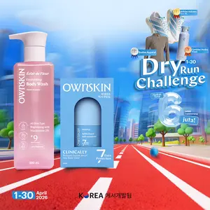 PAKET BUNDLE OWNSKIN GENTLE Active Guard Roll On 30ml & ECLAT de FLEUR Enchanting Body Wash 320 ml | Paket Perawatan Tubuh Wangi & Tahan Lama | Antiperspirant & Body Wash
