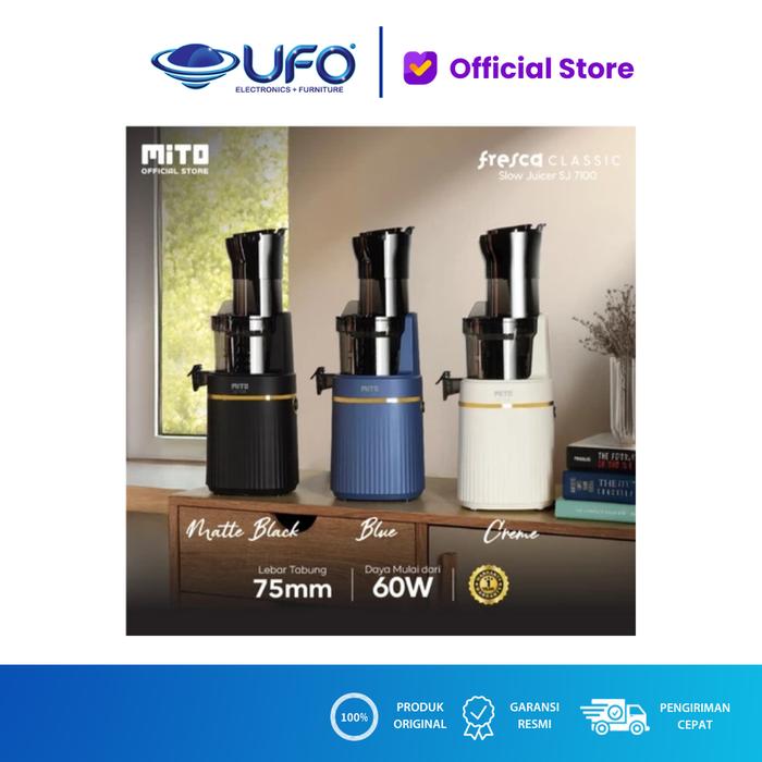 Gambar MITO SLOW JUICER FRESCA CLASSIC SJ7100 dari UFO ELEKTRONIKA JOGJA Kab. Sleman Tokopedia