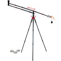 Gambar Camera Jib Crane With Counterweight Dengan Tripod Digipod CJIB20A+A3230VT Foto Kamera Holder Aluminium dari Foyu Photo Kota Surabaya 2 Tokopedia