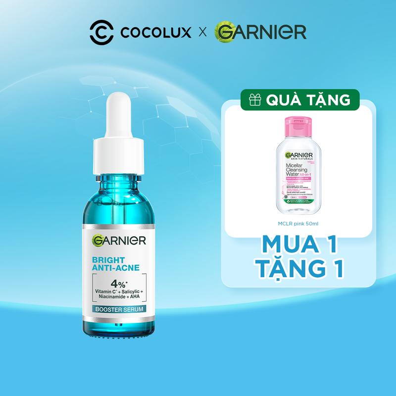 Tinh Chất Hỗ Trợ Cải Thiện Mụn Garnier Skin Naturals Bright Complete Anti - Acne Booster Serum 30ml Skincare
