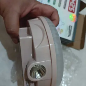 H2S Lampu LED Emergency UFO + Senter HS-Q188 Solar Panel 400w + 50w Baterai Lepas