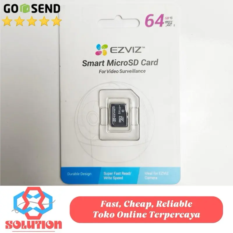 MEMORY MICRO SD EZVIZ 64GB CLASS 10 ORIGINAL