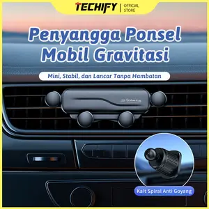 Universal Dashboard Bracket Car Phone Holder Holder Hp Mobil Air Outlet Holder Navigasi Mobil Mini Holder Holder HP di mobil Ventilasi Ac Mobil / Smartphone Vent Car Mount Holder mobil Hp Dashboard Kompatibel dengan Handphone dengan berbagai ukuran