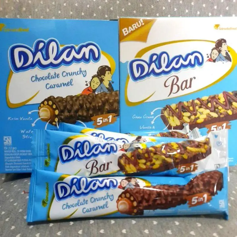 ￼Dilan Chocolate Cruncky Caramel / Dilan Chocolate Bar / Dilan BOX murah!