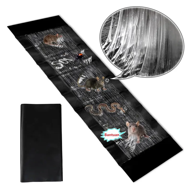【COD】Papan Mouse Karet Hitam Kuat Ukuran 60cm 120cm Perangkap tikus besar yang lengket 1