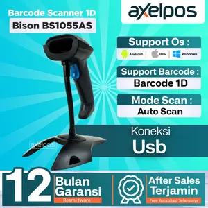 Barcode Scanner Laser 1D Auto Scan Usb Iware BI1055AS