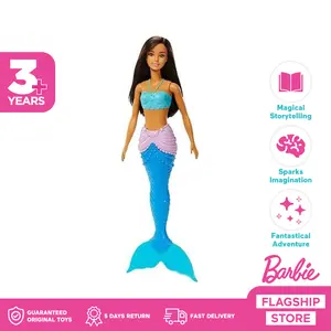 Barbie Dreamtopia Mermaid Blue Brunette - Mainan Anak Perempuan