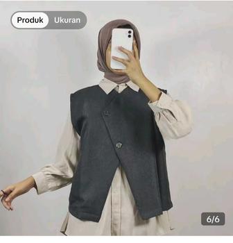 Product Review of Syifa Kemeja Rompi Basic Wanita Vest Premium Kancing Busui Atasan Casual women from W**i 0