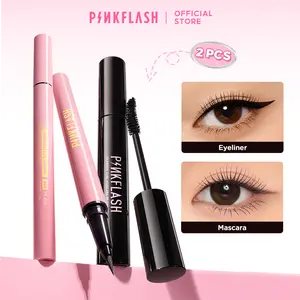 [Official] PINKFLASH OhMyPinkFlash Makeup Set Eye Makeup Liquid Eyeliner +Waterproof Mascara not easy to smudge E08+E01