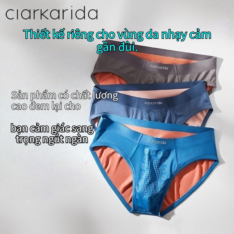 Quần Lót Nam Clarkarida Đồ Lót Sip Không Viền Siêu Mỏng Đồ Lót Không Đường May Đồ Lót Đùi Nam Bộ Đồ Lót 3 Món H33 Thoải Mái Kháng Khuẩn Và Tươi Mới Quần Lót Nam Cao Cấp