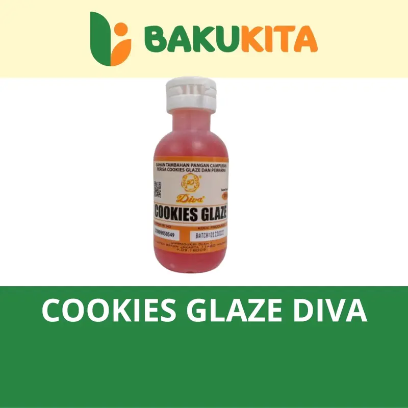 Cookies Glaze Diva 100ml pengoles nastar 0