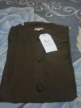 Product Review of Dress Lunna Dress Mahaira Premium Bahan Polo Linen Katun Premium Dress Wanita Muslim Dewasa Mewah  Pesta Elegant Gamis Kondangan Gaun Hitam Rayon Midi Navy Remaja Panjang Crinkle Basic Airflow from A**. 1