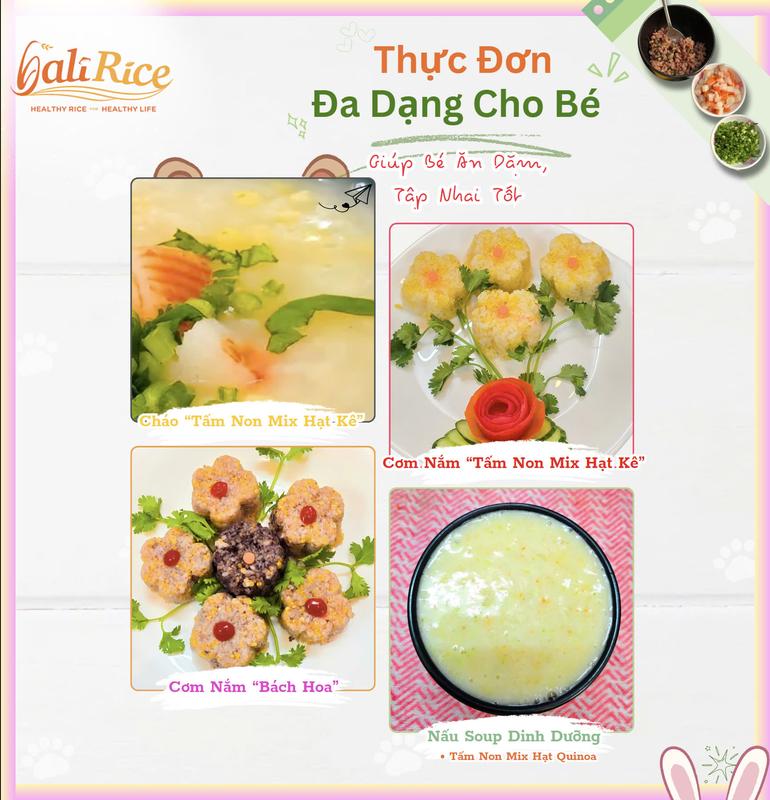 [BALIRICE] Set gồm 5 hộp (Khi mua 1 Set Tặng 1kg Tấm Thơm) Gạo Tấm Non Mix Hạt Dinh Dưỡng - Thương Hiệu BaliRice 6
