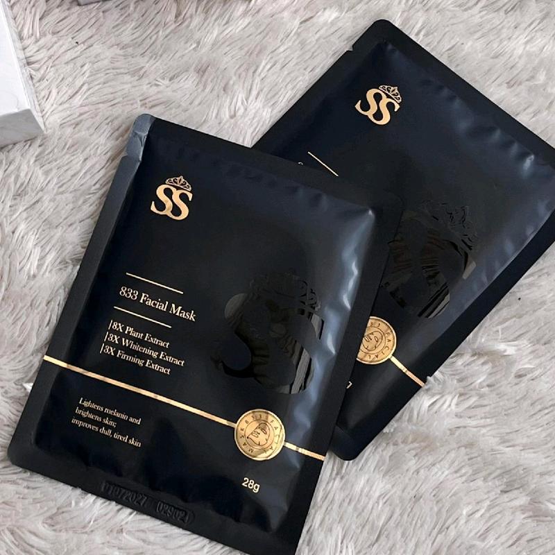 CRB - SSSKIN 833 Facial Mask // Masker Wajah Glowing Kulit Bersinar 3