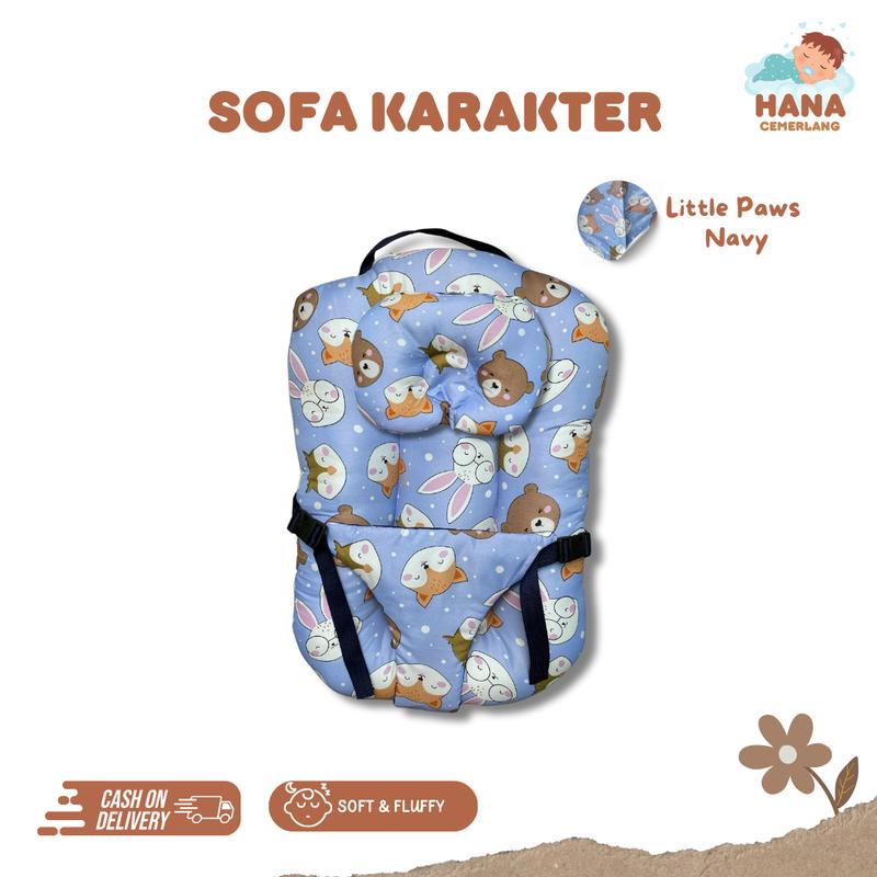 Sofa karakter premium EXLUSIVE hana cemerlang sofa bayi newborn 0