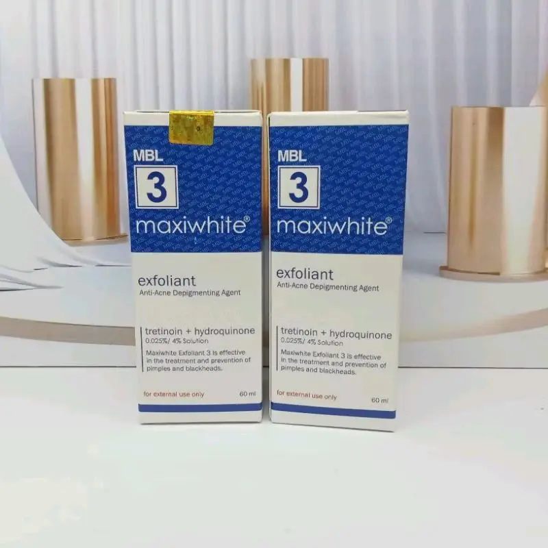 TONER MAXIWHITE MBL 3 EXFOLIANT 60ML KWALITAS ORIGINAL 1