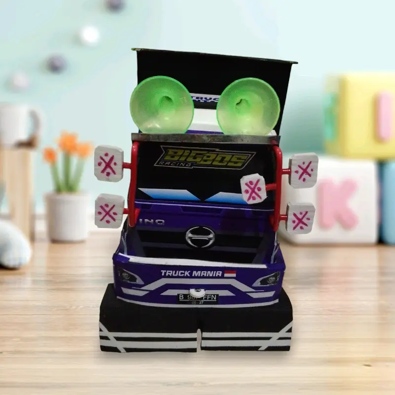 stiker mobilan miniatur trek Hino preasi 02u 1
