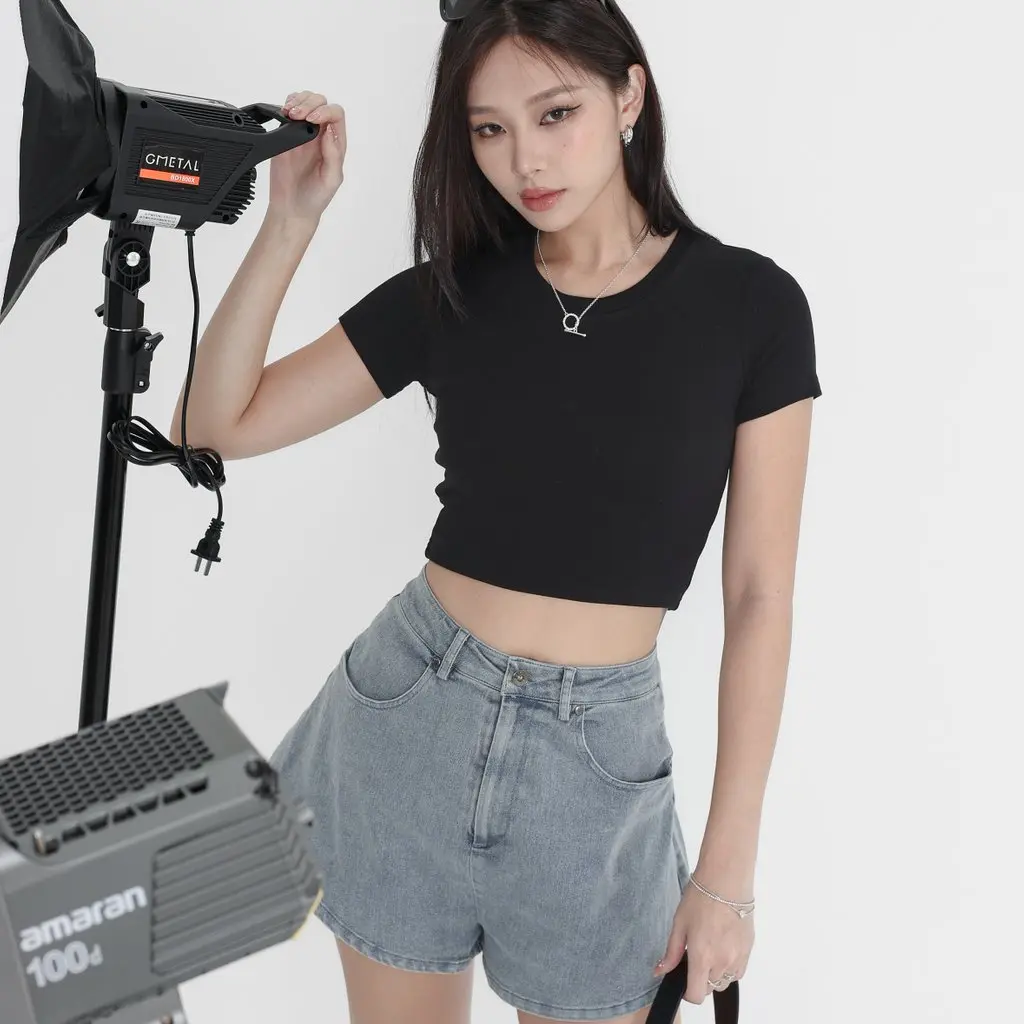 *TPZ* GOLDEN DAYS DENIM SHORTS 2.0 IN LIGHT WASH