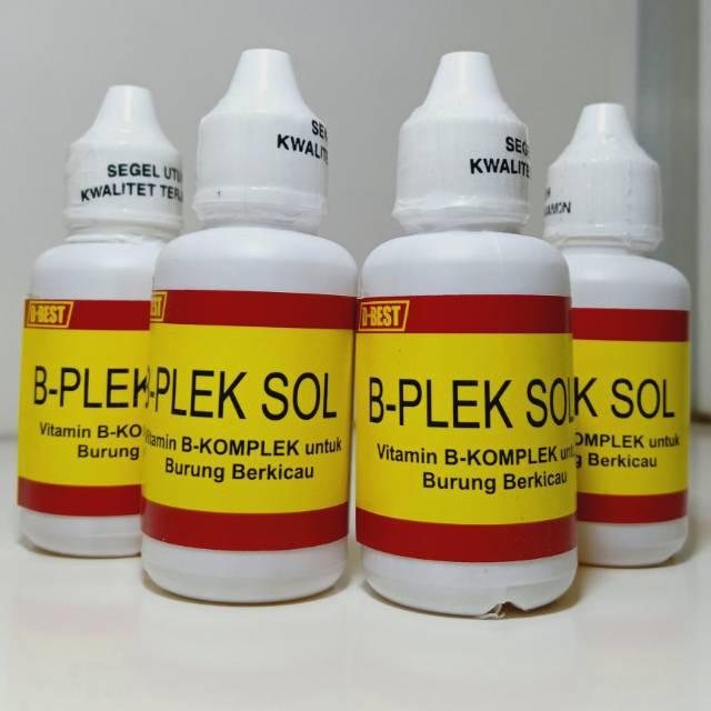 B PLEK BPLEK B-PLEK SOL BPLEX SOL DRH JATMIKO SUPLEMEN DOPING VITAMIN B KOMPLEK VITB KOMPLEKS UNTUK BURUNG DAN HEWAN PULIHKAN STAMINA SETELAH PERJALANAN STRESS 2