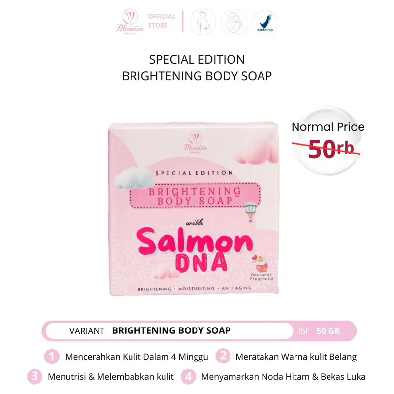 Sabun Pemutih DNA Salmon Memutihkan Mencerahkan Soap Pencerah