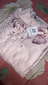 Product Review of MECA dress Lebaran 2025 bahan jaguard viscose by Azasyagallery Gamis Wanita from d**r 1