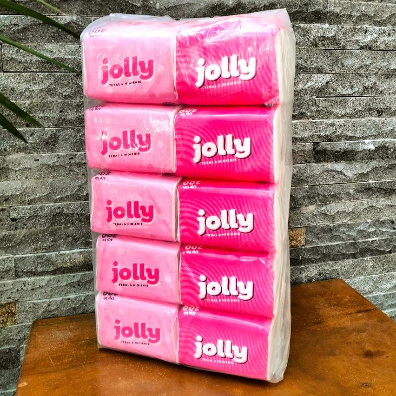 1 BALL (10 PACK) TISU JOLLY POP UP | TEBAL | KUAT | HIGIENIS| MURAH |MUDAH MERESAP | LARIS | 1