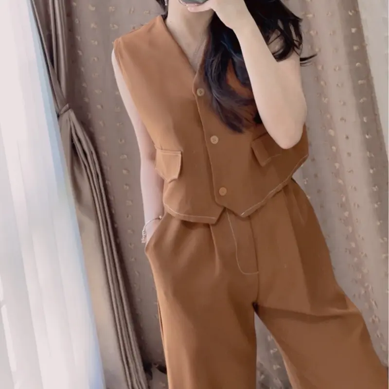 Gracia Set || One Set High Waist || Setelan Wanita || Setelan Crop Top || Vaeesan Baju Blazer Atasan Celana 7