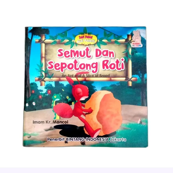 buku cerita bergambar dua bahasa  semutdan sepotong roti / aku bangun pagi / gorilla yang kuat / piton yang malas /  burung dan kerang  / kisah dua sahabat / manusia ular Books