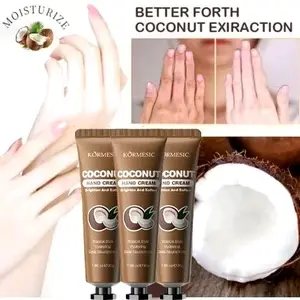 Coconut Hand Cream BPOM KORMESIC Pelembab Tangan Krim Kulit Kering Berminyak dan Keriput 30gr
