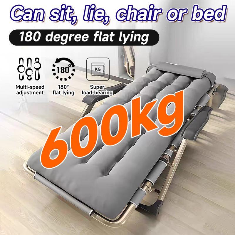 【SG Local Seller】Upgrade 200cm Foldable Single Sofa Bed With Mattress Folding Lazy Sleeping Army Chair Portable Camping/Office/Home/Living Room Recliner Lounge Chair Bed 9
