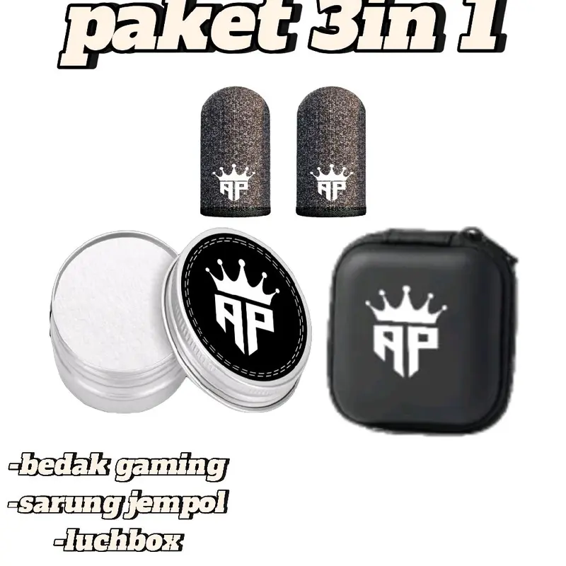 paket 3 in 1 bedak gaming sarung jempol bonus lucxhbox Game Komputer 1