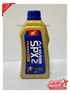 OIL SPX2 AHM HONDA 800 ML 10W-30 SL FULLY SYNTHETIC OLI MOTOR MATIC SPX2 FULL SINTETIS