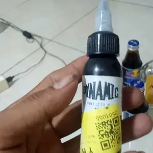 30ml 60ml 120ml Tinta Tato Dynamic Hitam Black Ink Tattoo Tato Pigmen Tinta