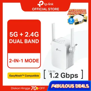 TP-Link RE305 | AC1200 WiFi 5 Extender | Penguat Sinyal | Repeater | Dual Band | Mesh | Access Point