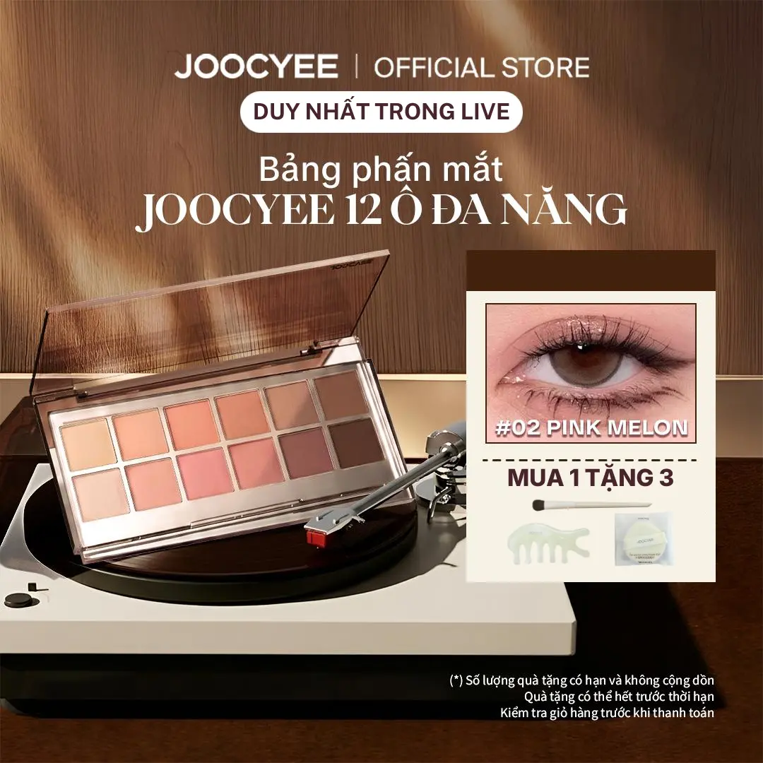 [KOC] Bảng phấn mắt Joocyee 12 ô đa năng | BigBuy360 - bigbuy360.vn