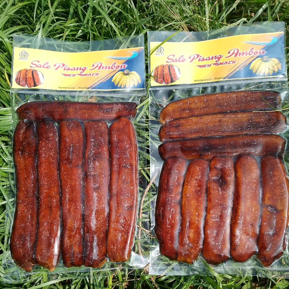 Sale basah pisang ambon asli bungbulang garut kemasan vacum awet 3 hingga 6 bulan.160-170Gr Makanan