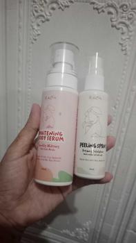 Product Review of ESASKIN (Paket) Peeling Spray dan Body Serum - Spesial Kulit Belang Mencerahkan Tubuh Serum Badan Kaki tangan from M**i M**a 0