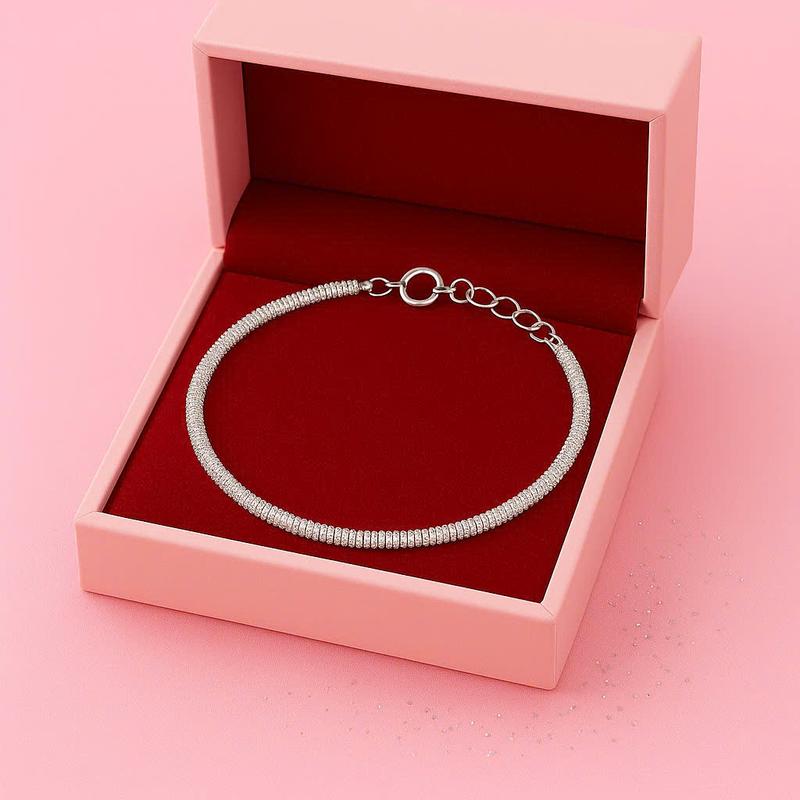  Lắc tay thiết kế dây xoắn basic tinh xảo nam nữ đều đeo được cho phong cách đơn giản mà sang trọng 