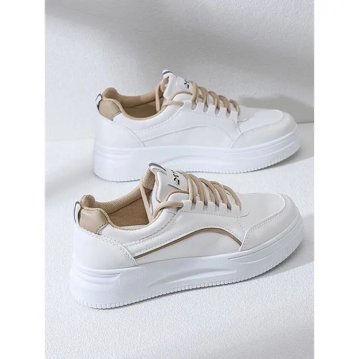 Sepatu Sneakers Putih Cewek Tinggi Sneaker Wanita Imprt Terbaru Model Kekinian 2022 SP-82