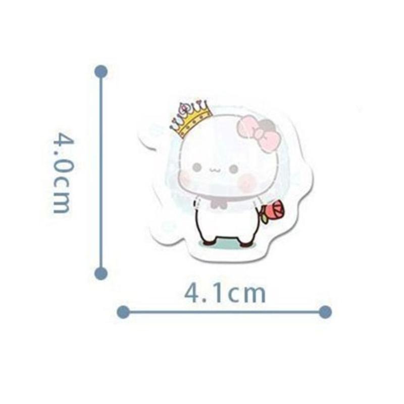 Cute Little Panda Bubu And Dudu Stickers Self-Adhesive Waterproof Bubu Dudu Panda Stickers Cartoon Creative DIY Stickers Toy Bicycle 2