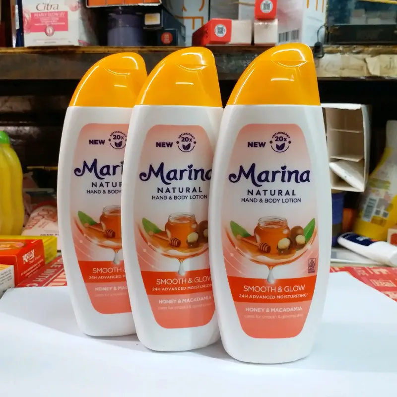 3-pcs Marina Natural hand and Body Lotion 188ml 3