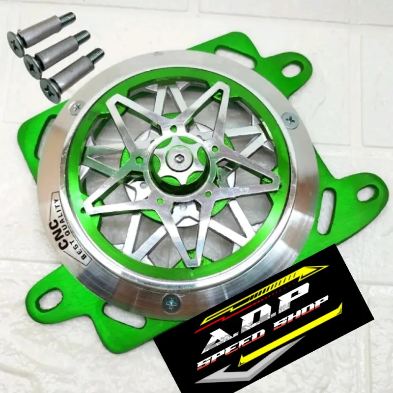 Cover Radiator set spiner motif bintang CNC Vario 125 150 PCX 150 ADV 150 set baut Engine Motor 5