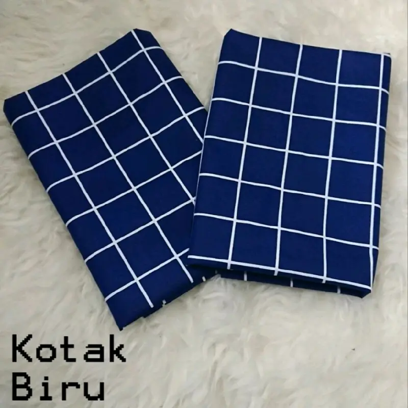 sarung bantal guling paket sarung bantal motif kotak kotak sarung guling tali sarung bantal standar Resleting 2