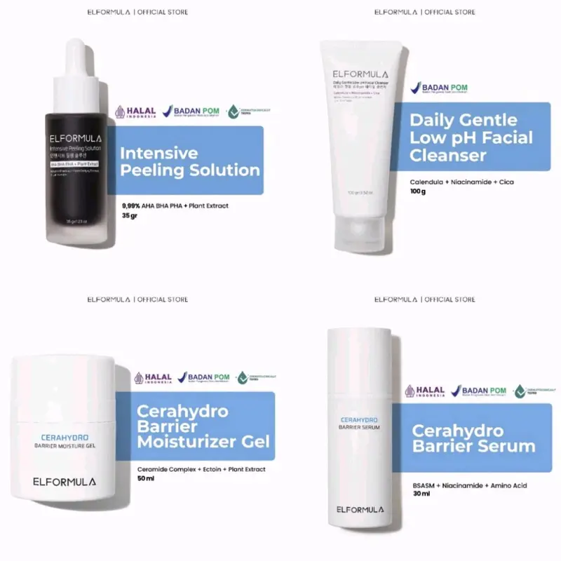 ELFORMULA Peeling Solution/Moisturizer/Facial Wash 0
