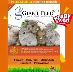 PELET KELINCI GIANT FEED KEMASAN 1KG