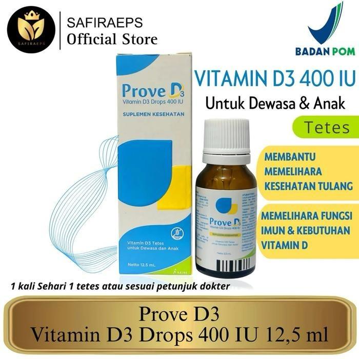PROVE D3 DROPS Prove D3 Drops 12.5ml Original | Vitamin D3 Drops 400 IU ...