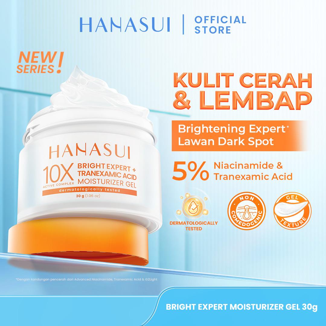 【5pcs Hemat】HANASUI Moisturizer Gel Series - Pelembab Gel Lembap & Mudah Menyerap - Bright Expert Mencerahkan - Ceramide Korean Probiotics Skin Barrier - Daily Retinol Cegah Penuaan Dini 【5pcs Hemat】HANASUI Moisturizer Gel Series - Pelembab Gel Lembap & Mudah Menyerap - Bright Expert Mencerahkan - Ceramide Korean Probiotics Skin Barrier - Daily Retinol Cegah Penuaan Dini