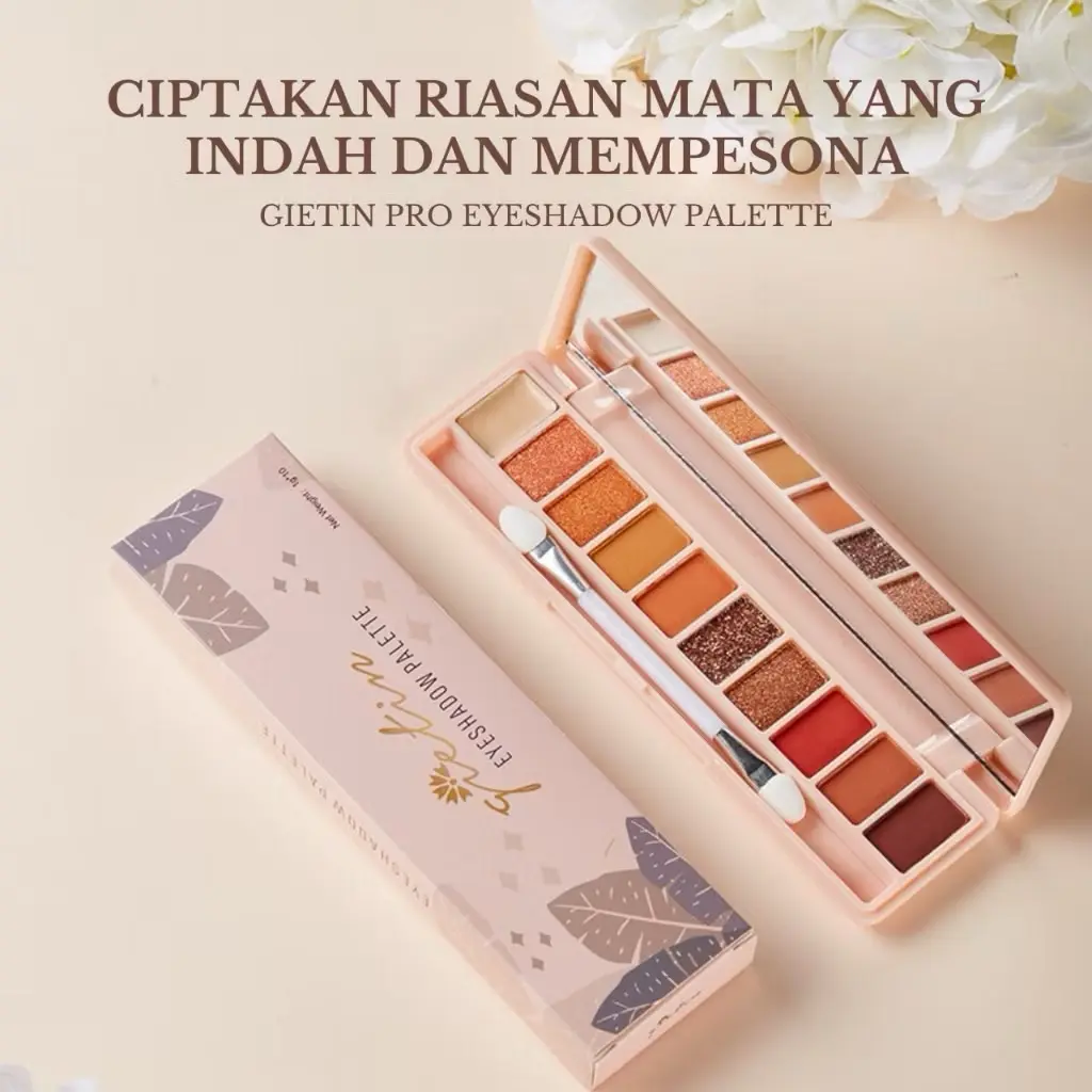 Gietin Pro Eyeshadow Pallete Pigmented soft GT10 Kosmetik